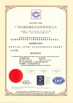 ISO9001:2008國際質量管理體系認證證書