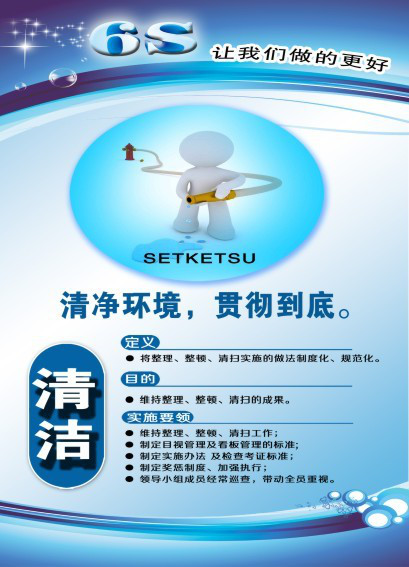 企業6S宣傳標語口號,6S管理掛圖海報新品上市促銷